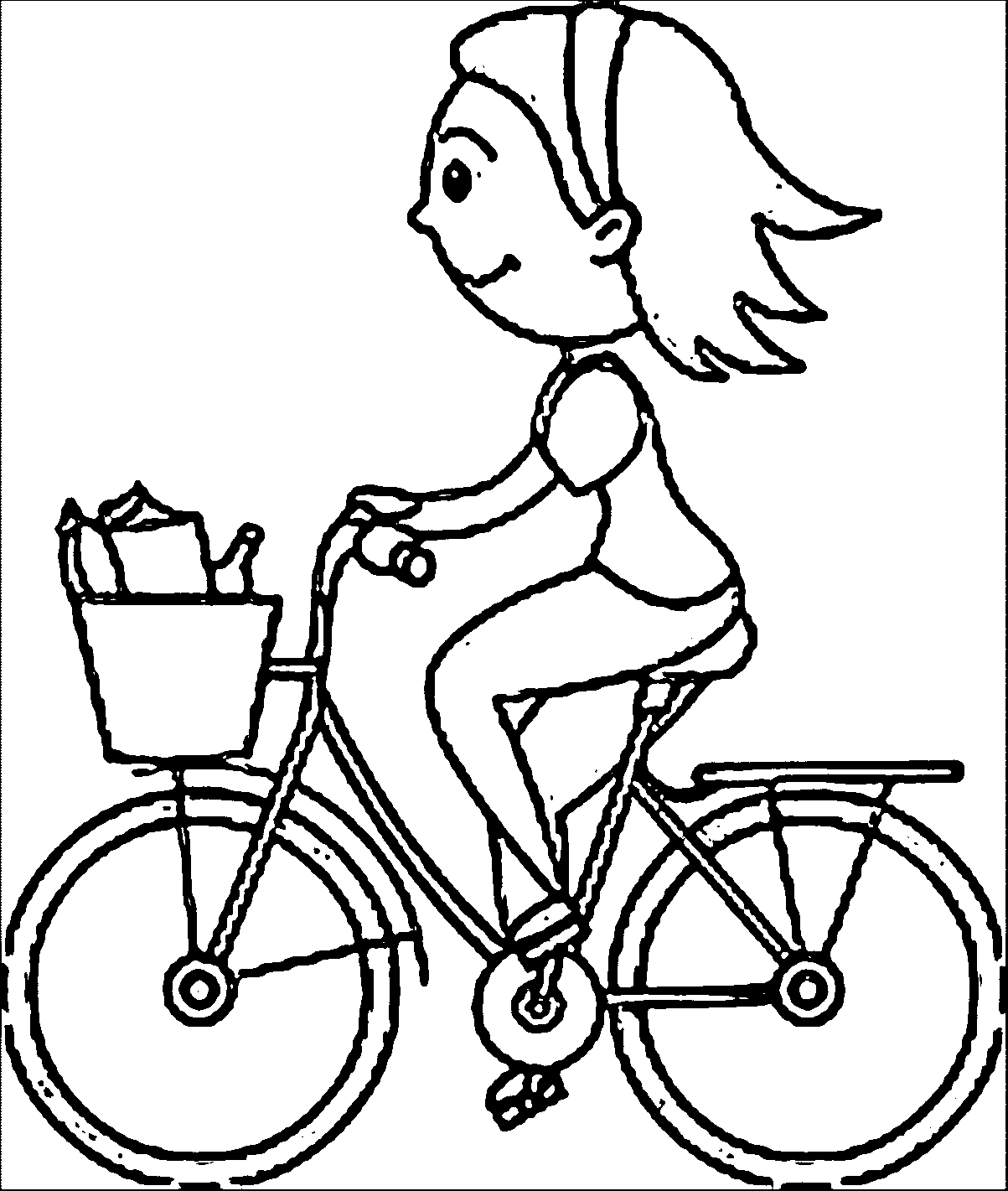 bike coloring pages bike riding coloring page coloring home bike coloring pages 