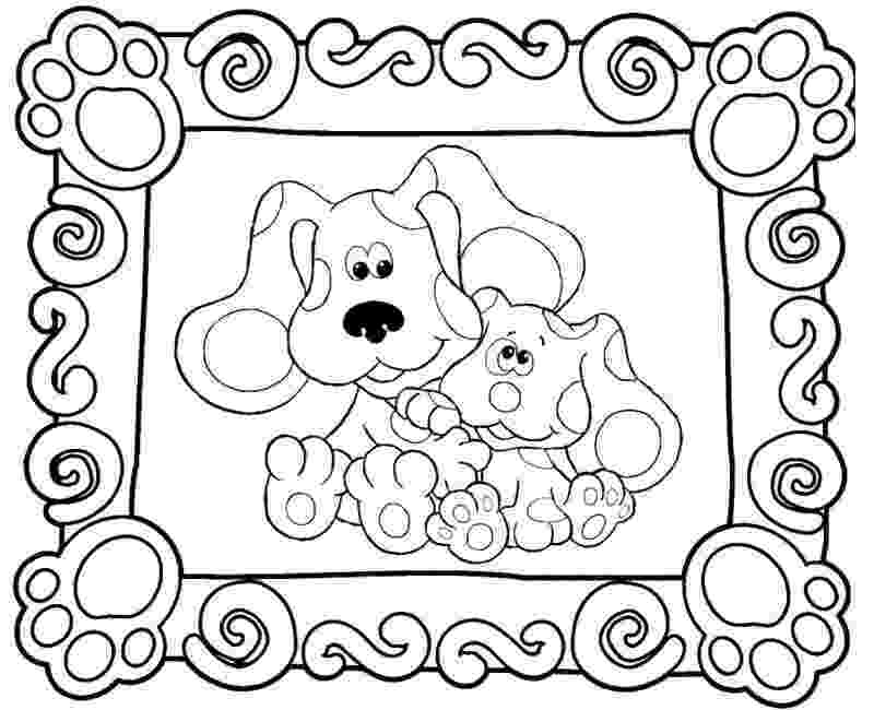 blues clues coloring pages free printable blues clues coloring pages for kids blues coloring pages clues 