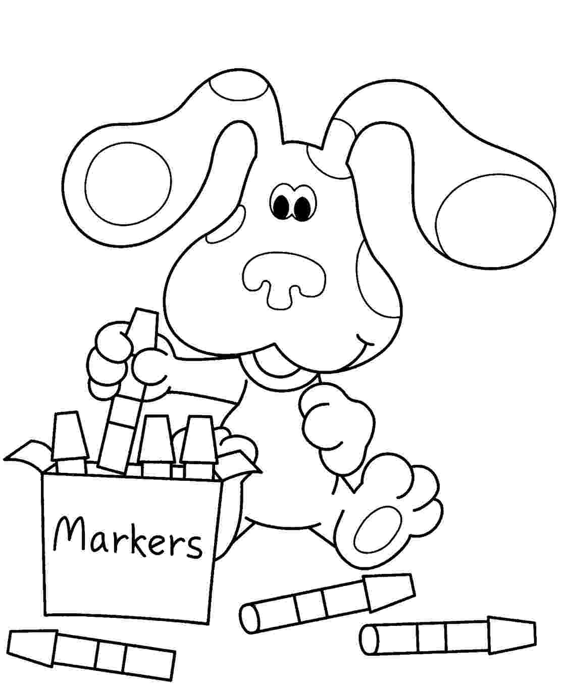 blues clues coloring pages free printable blues clues coloring pages for kids blues pages clues coloring 