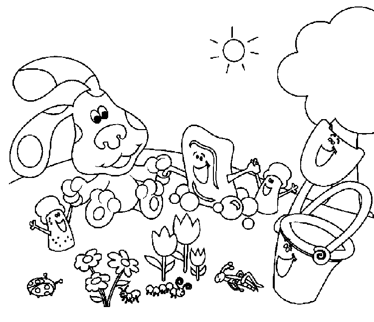 blues clues coloring pages free printable blues clues coloring pages for kids pages clues coloring blues 