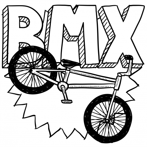 bmx bike coloring pages bike coloring page getcoloringpagescom coloring bmx pages bike 