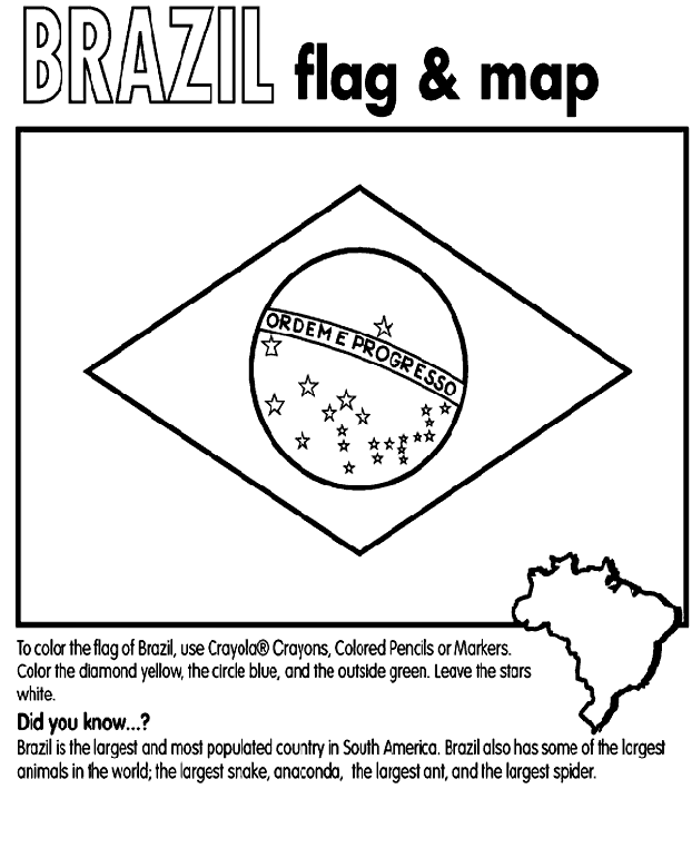 brazil flag coloring page brazil coloring pages to download and print for free page flag coloring brazil 