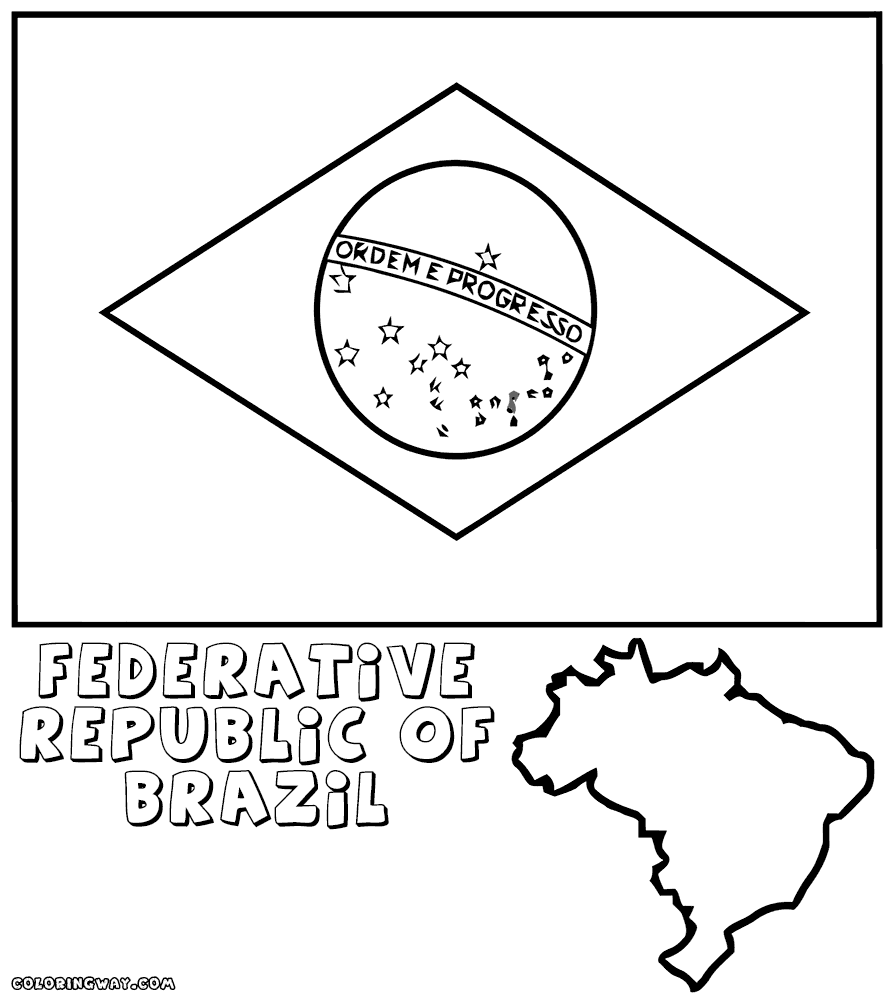 brazil flag coloring page majestic world flags coloring world flags afghanistan page flag brazil coloring 