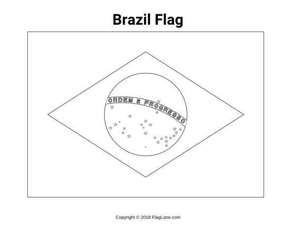 brazil flag coloring page rio olympics brazil flag colouring sheet by flag coloring brazil page 