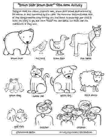 brown bear what do you see coloring pages 2care2teach4kids brown bear brown bear a take home activity pages what brown do bear you see coloring 