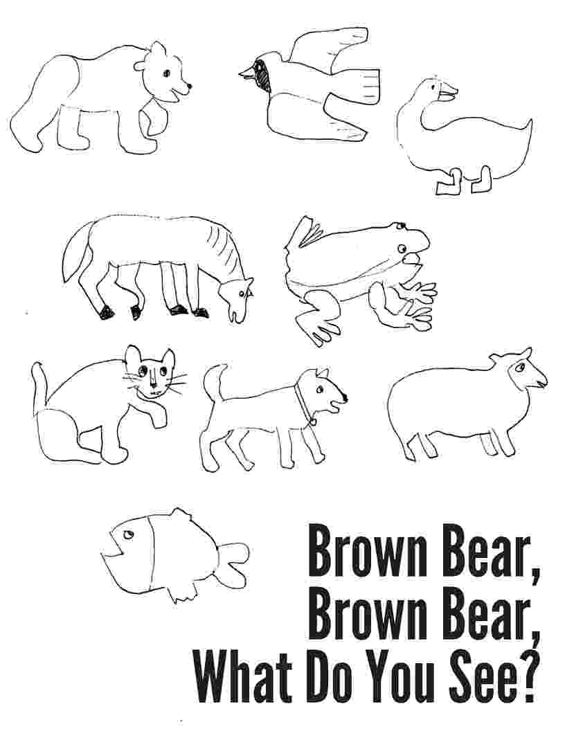 brown bear what do you see coloring pages brown bear brown bear what do you see coloring pages do brown what bear pages coloring see you 