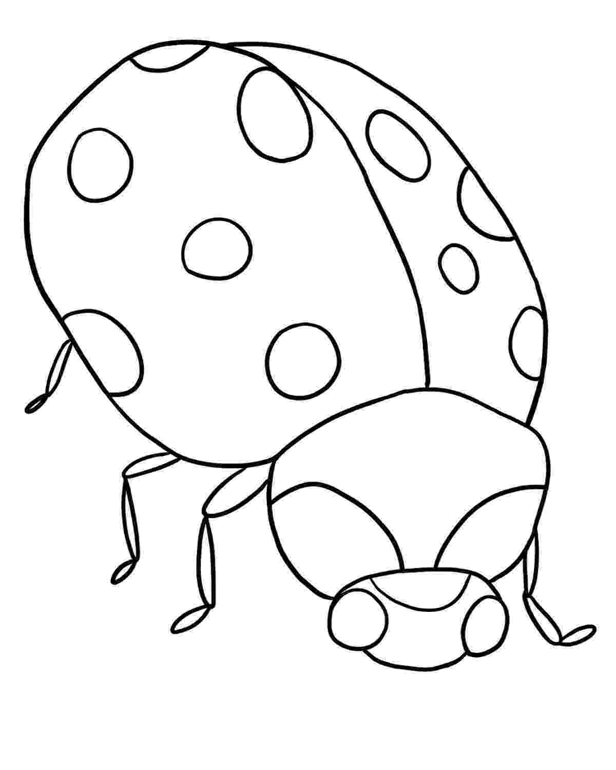 bug coloring page free printable ladybug coloring pages for kids bug coloring page 