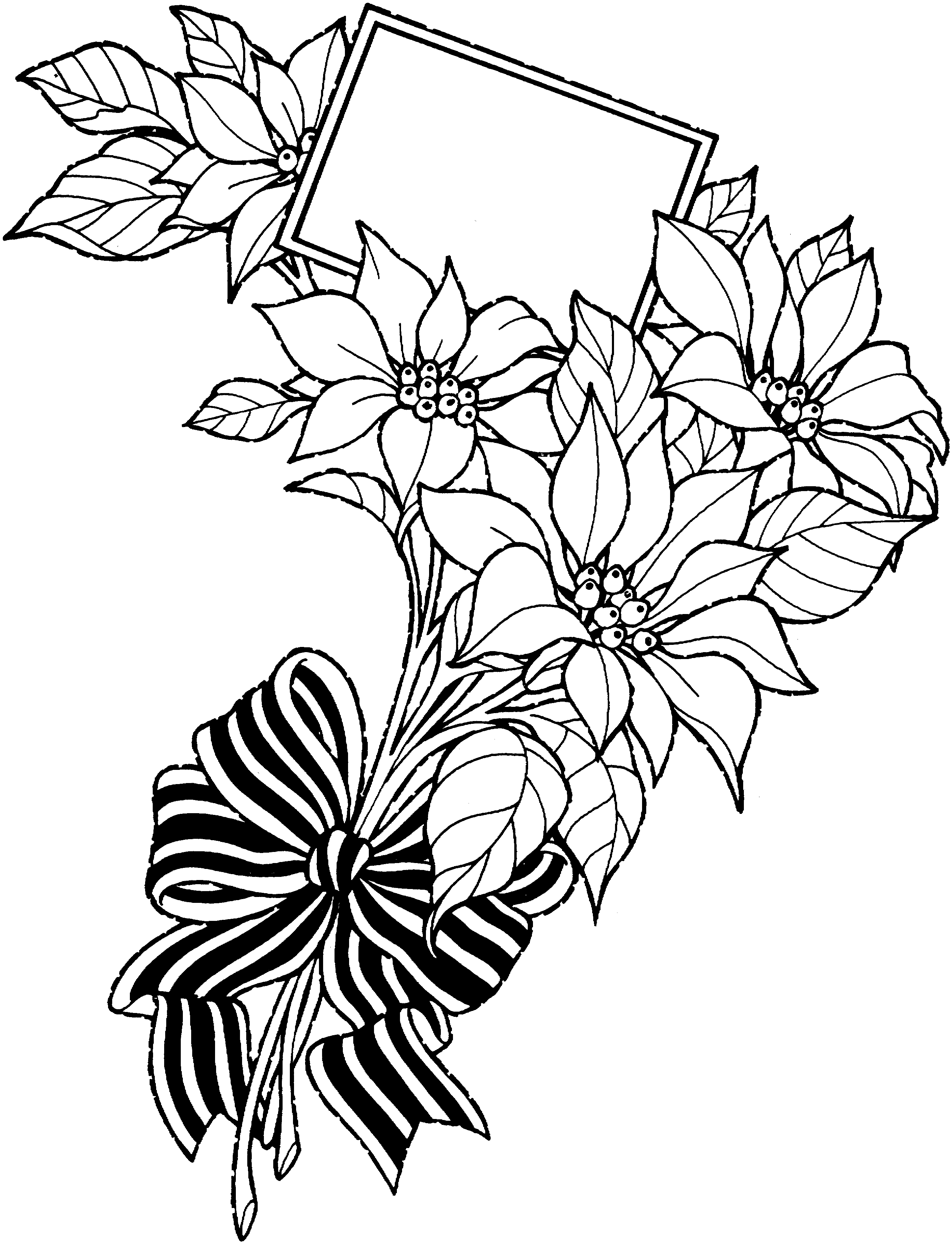 bunch of flowers colouring pages bunch of flowers drawing at getdrawingscom free for pages of flowers bunch colouring 