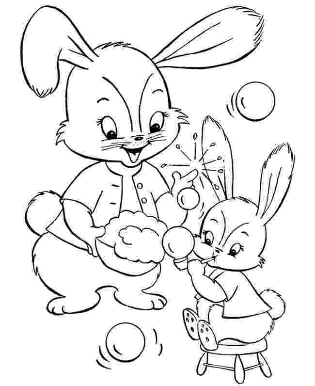 bunny color page free coloring pages easter bunny coloring pages color page bunny 