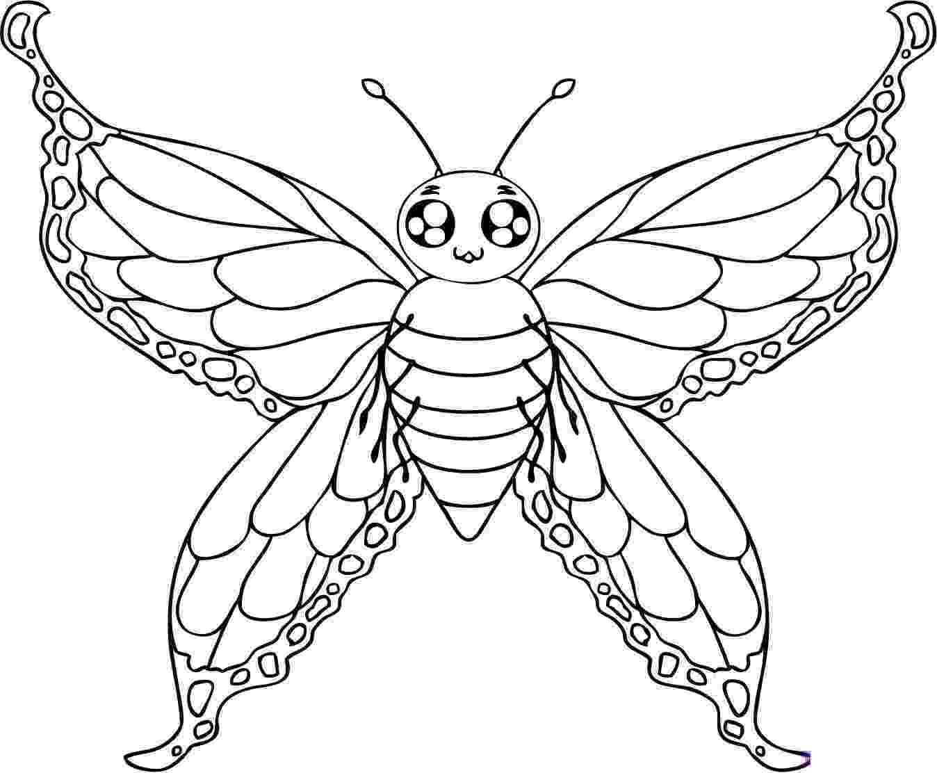 butterflies coloring pages butterfly coloring pages free printable from cute to pages coloring butterflies 