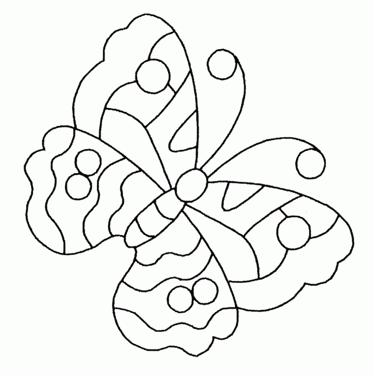 butterfly color pages simple butterfly coloring pages getcoloringpagescom butterfly color pages 