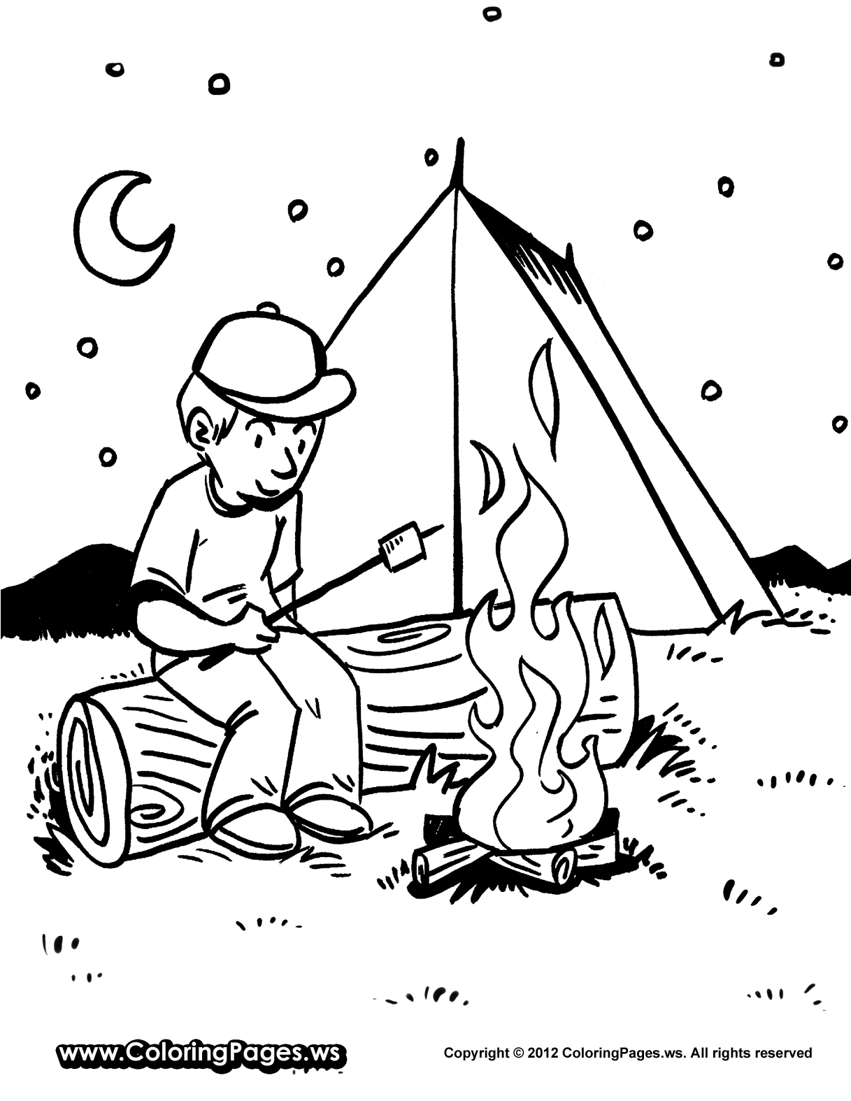 camp coloring pages camping coloring pages best coloring pages for kids camp coloring pages 1 2
