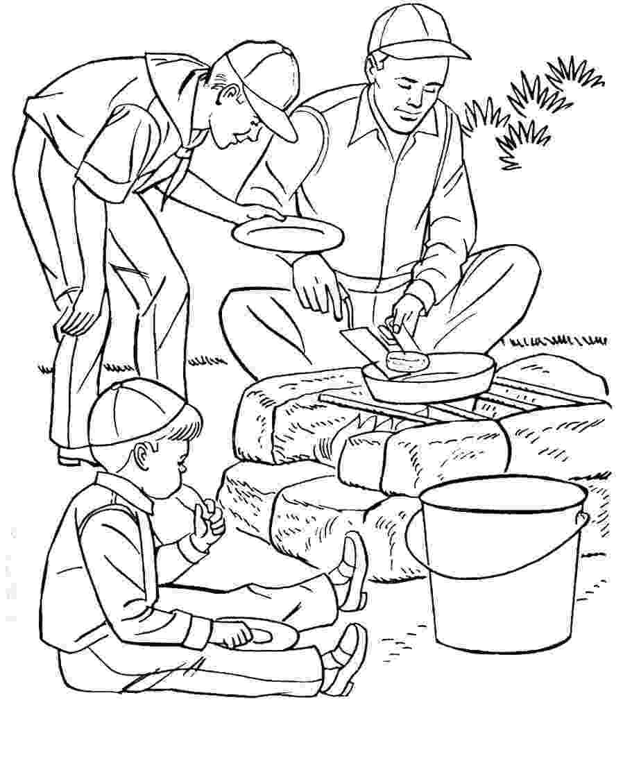 camp coloring pages camping coloring pages for childrens printable for free camp coloring pages 