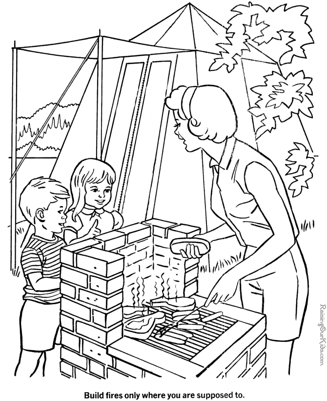 camp coloring pages camping coloring pages getcoloringpagescom pages coloring camp 