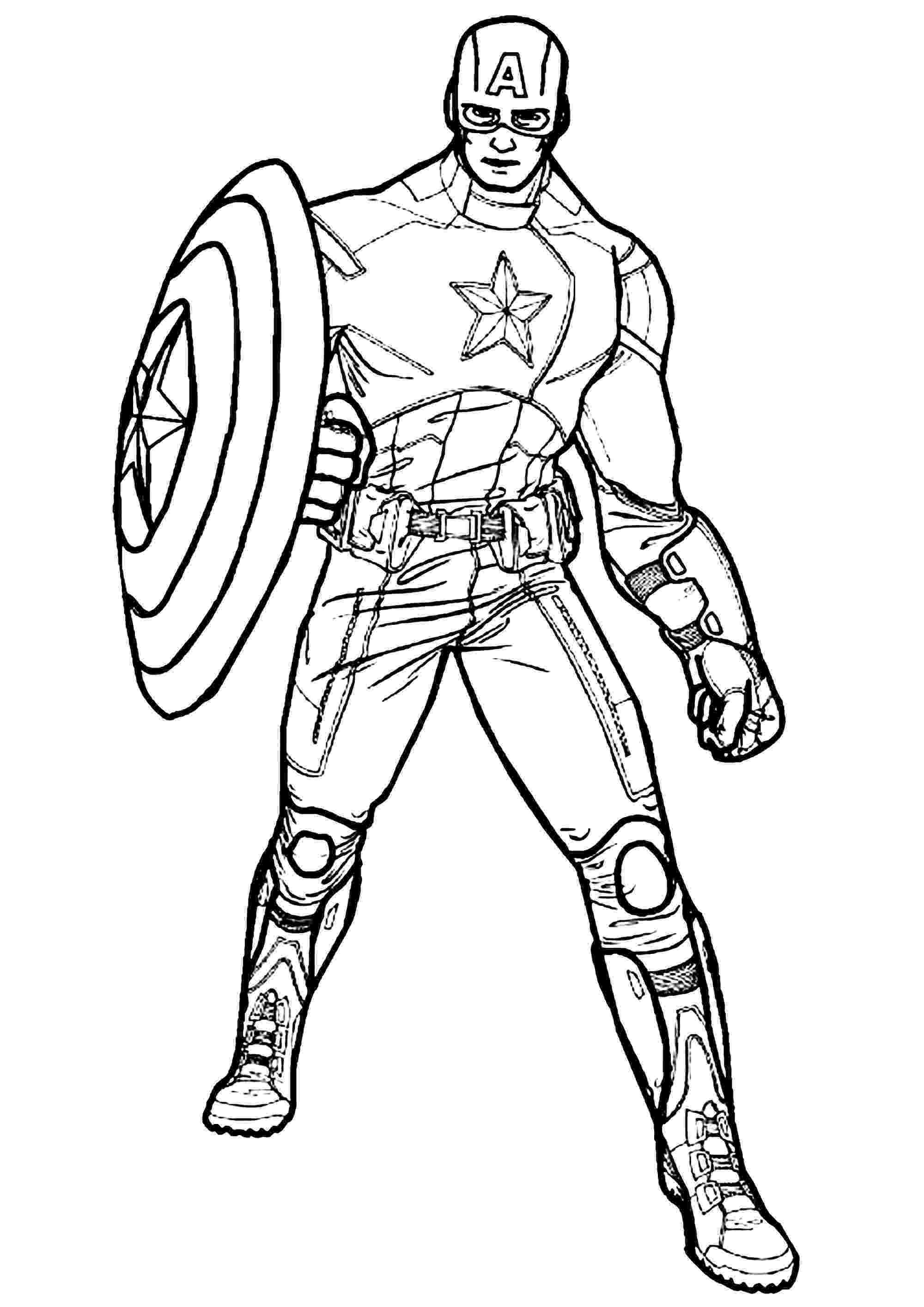 captain america coloring pages printable captain america captain america kids coloring pages america pages printable coloring captain 