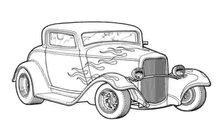 car coloring pages for adults classic hot rod car coloring page printable race car car for adults coloring pages 