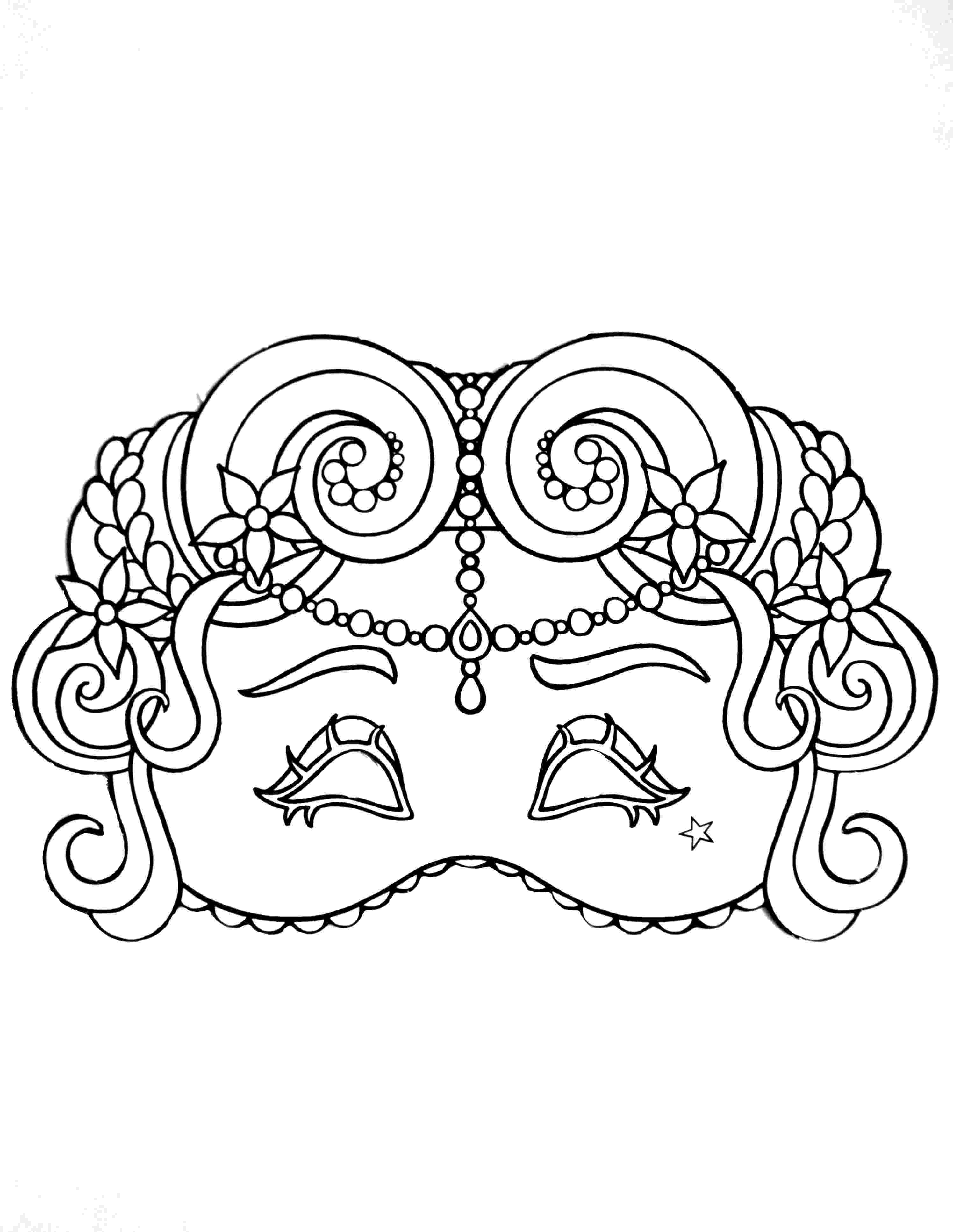 carnival mask coloring page coloriage masque vénitien vampire grande image coloriage carnival coloring mask page 