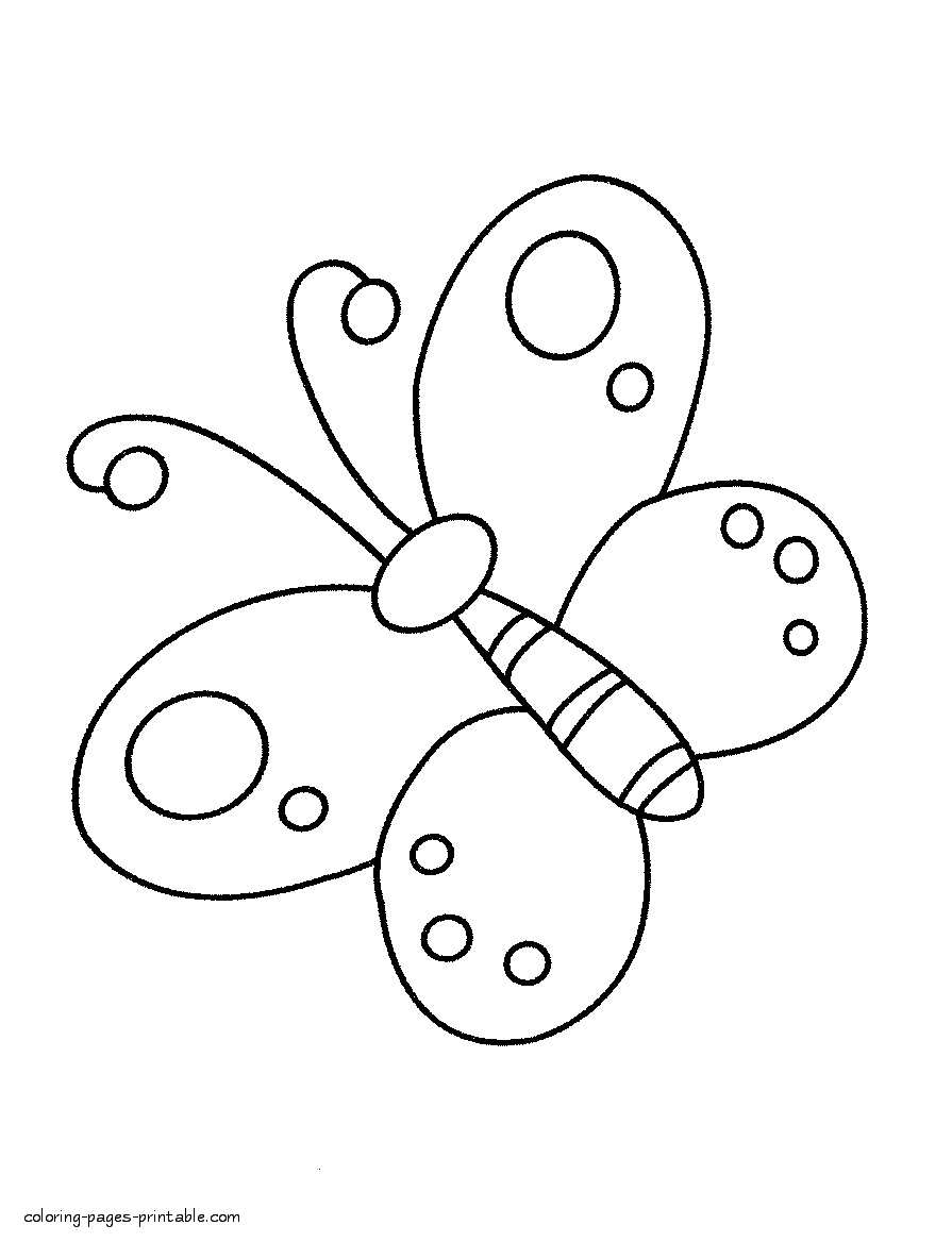 cartoon butterfly pictures to color printable fun butterfly coloring pages for kids art hearty color butterfly to pictures cartoon 