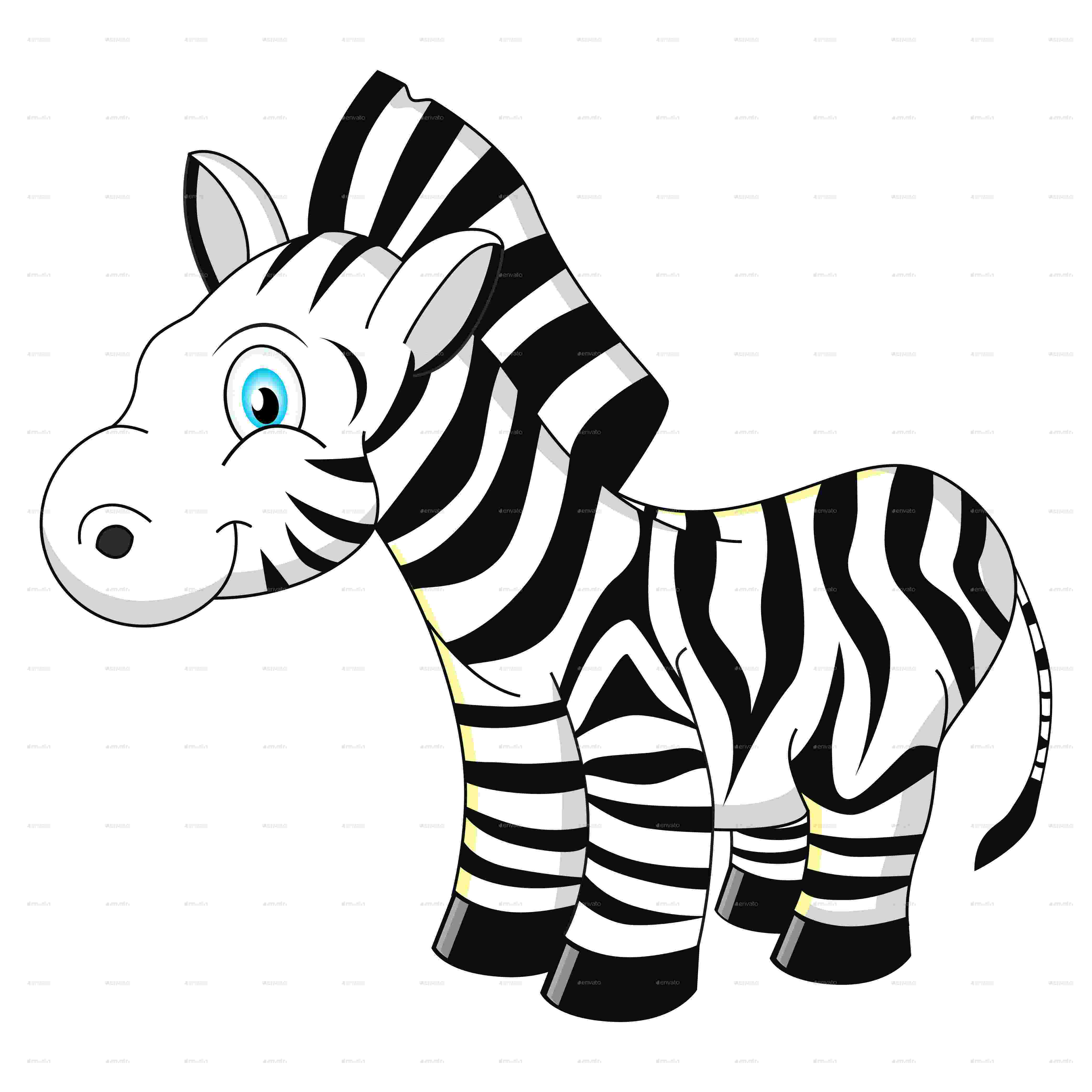 cartoon zebra how to draw a zebra with pictures wikihow cartoon zebra 
