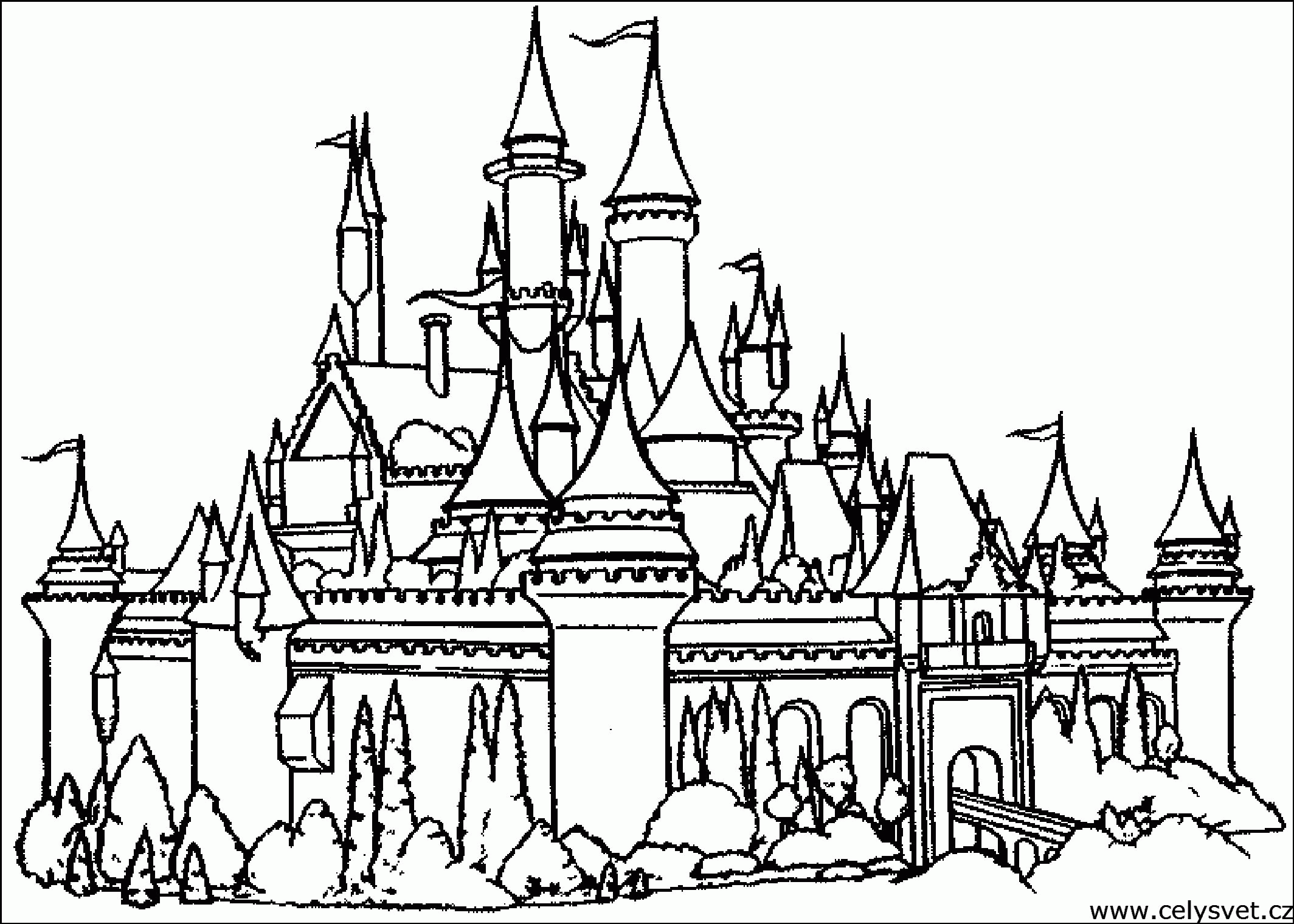 castle coloring sheet castle coloring pages coloringpages1001com coloring sheet castle 