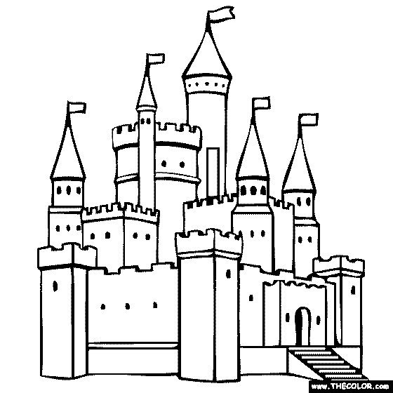 castle coloring sheet free online coloring pages thecolor coloring sheet castle 