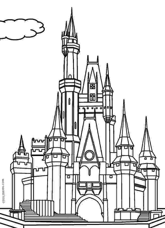 castle coloring sheet printable castle coloring pages for kids cool2bkids castle coloring sheet 1 1
