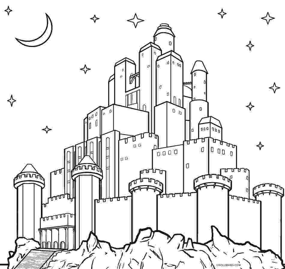 castle coloring sheet printable castle coloring pages for kids cool2bkids castle sheet coloring 