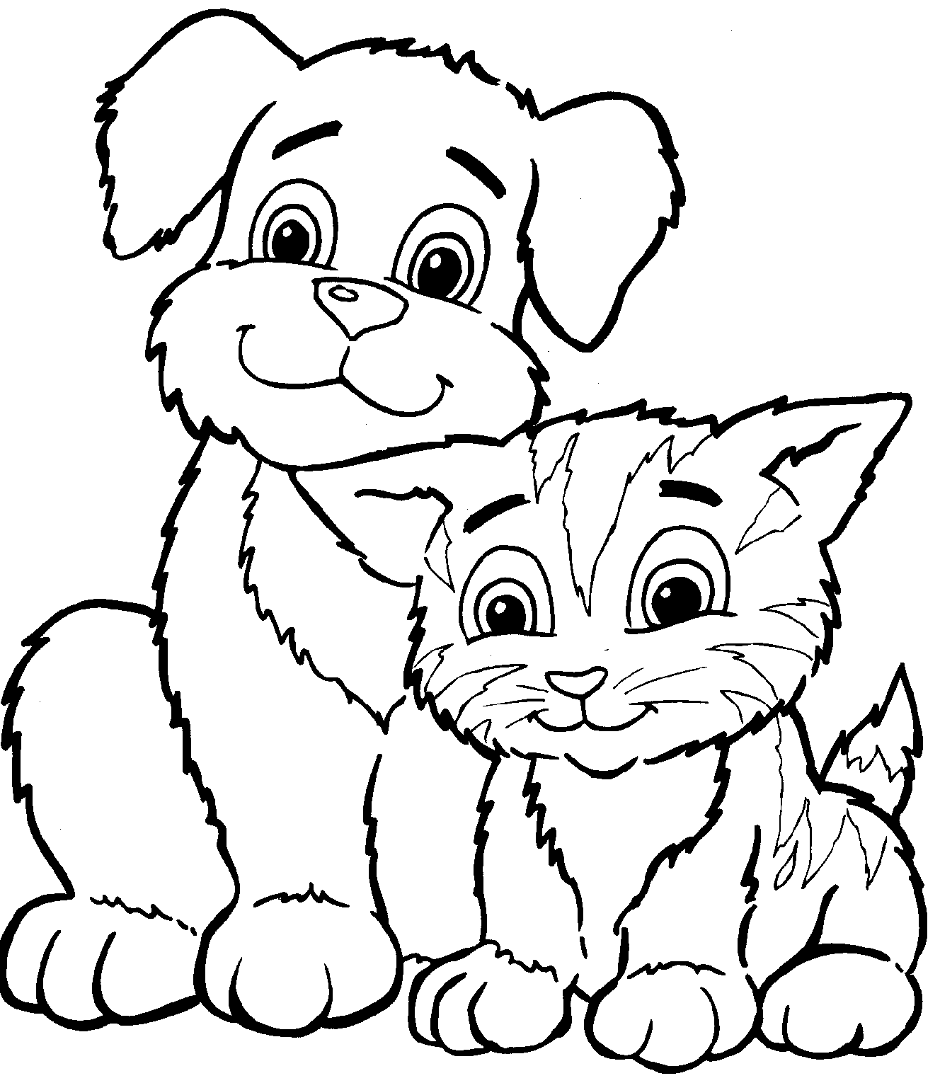 cat color page free printable cat coloring pages for kids cat color page 