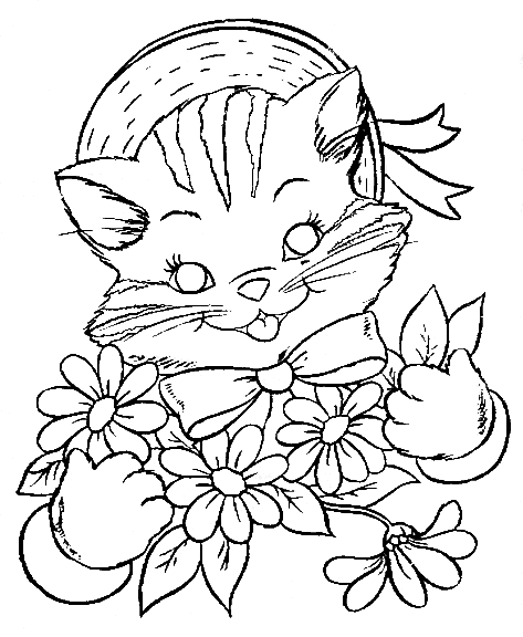 cat color page sleeping cat coloring page free printable coloring pages page color cat 