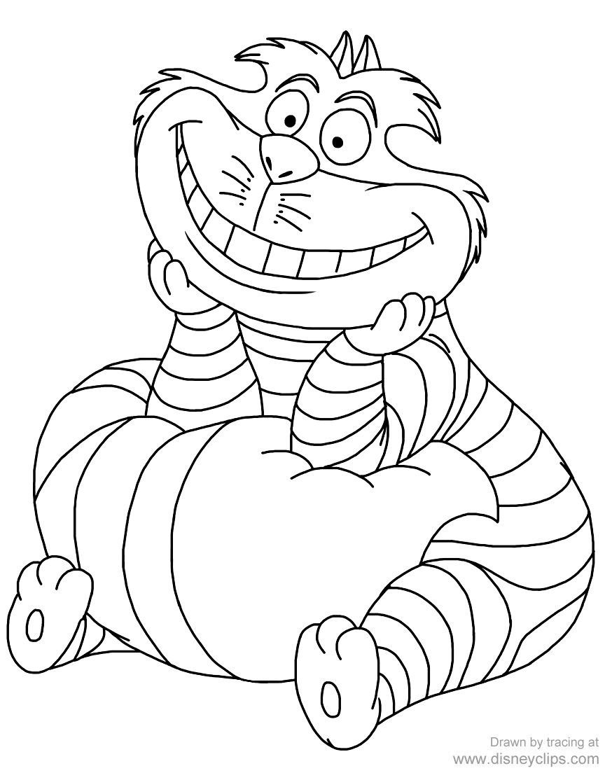 cheshire cat coloring pages alice in wonderland coloring pages 3 disney coloring book coloring cat pages cheshire 