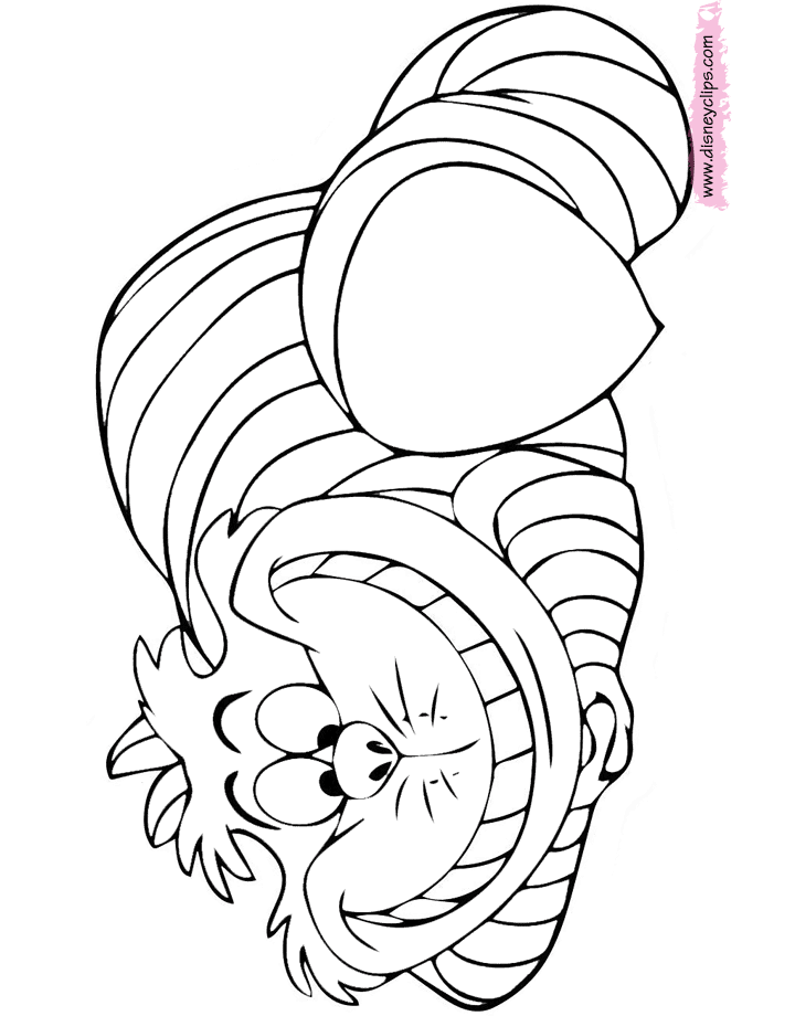 cheshire cat coloring pages alice in wonderland printable coloring pages 3 disney cat pages coloring cheshire 
