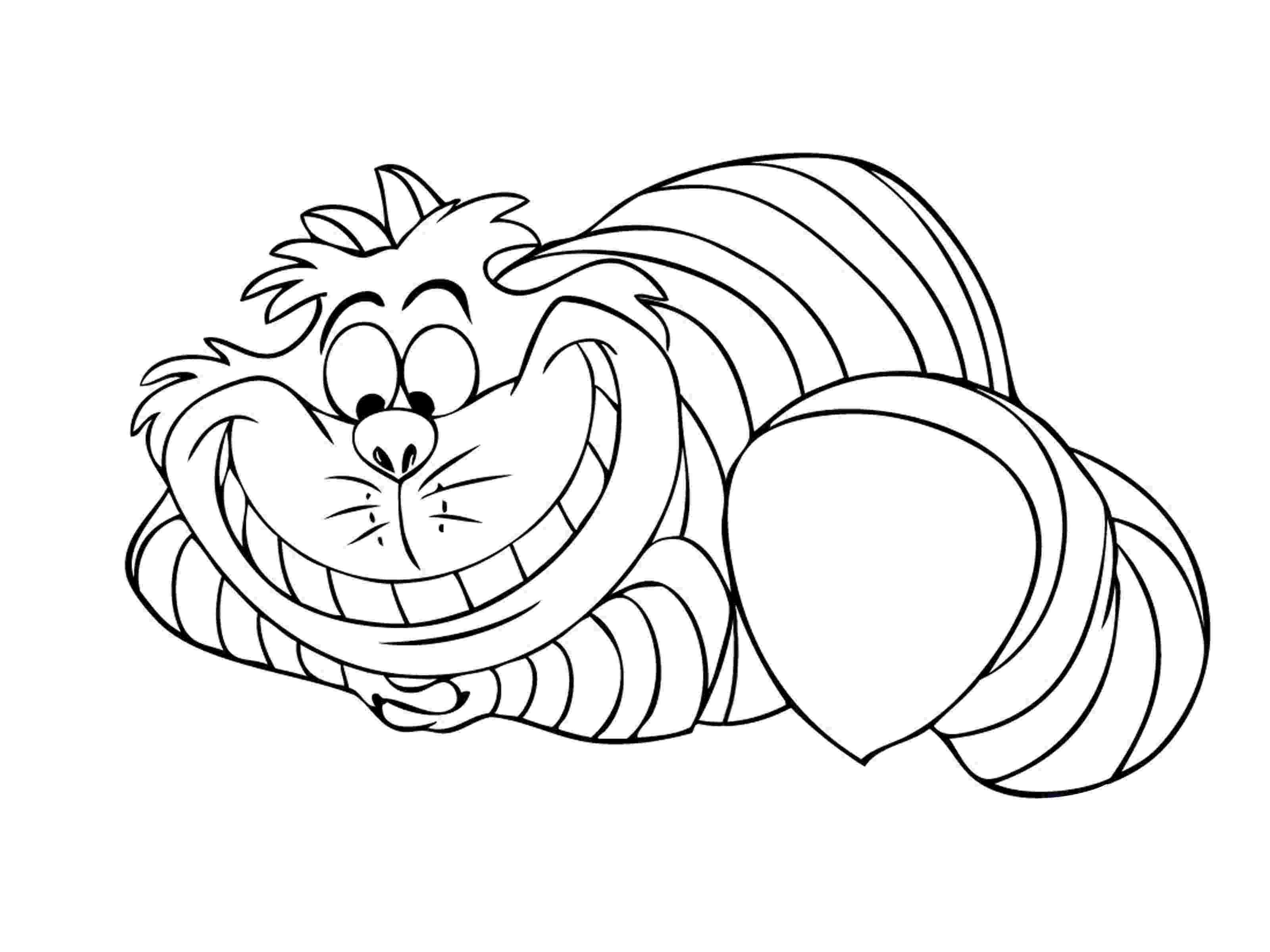 cheshire cat coloring pages cheshire cat coloring pages to download and print for free cheshire coloring pages cat 