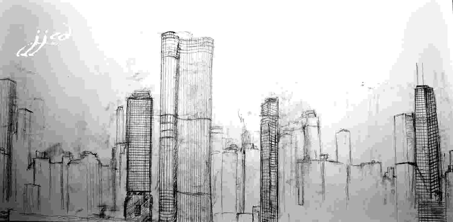 chicago skyline sketch chicago skyline drawing thinking of inking pinterest chicago skyline sketch 