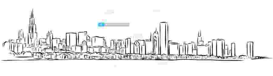 chicago skyline sketch chicago skyline outline sketch hebstreits skyline chicago sketch 