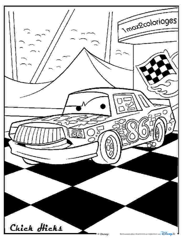 chick hicks coloring page cars coloring pages 52 free disney printables for kids chick hicks page coloring 