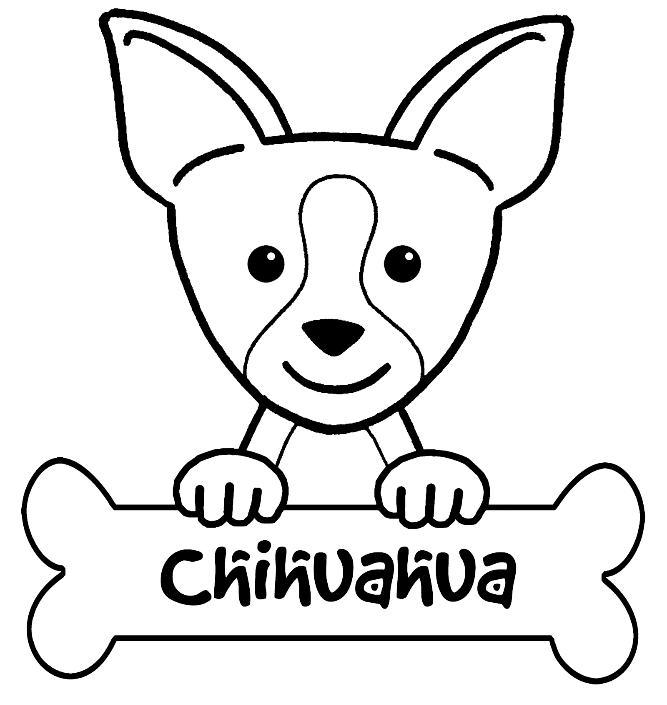 chihuahua pictures to print chihuahua coloring page for kids coloring home chihuahua to pictures print 