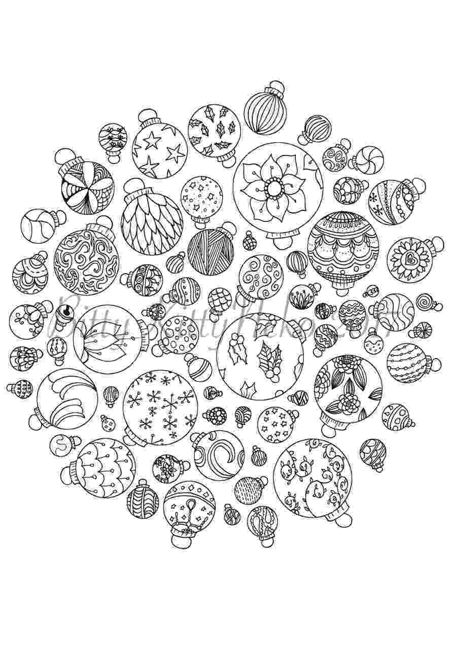 christmas baubles colouring pages christmas baubles colouring page by bittykitty fur baubles colouring pages christmas 