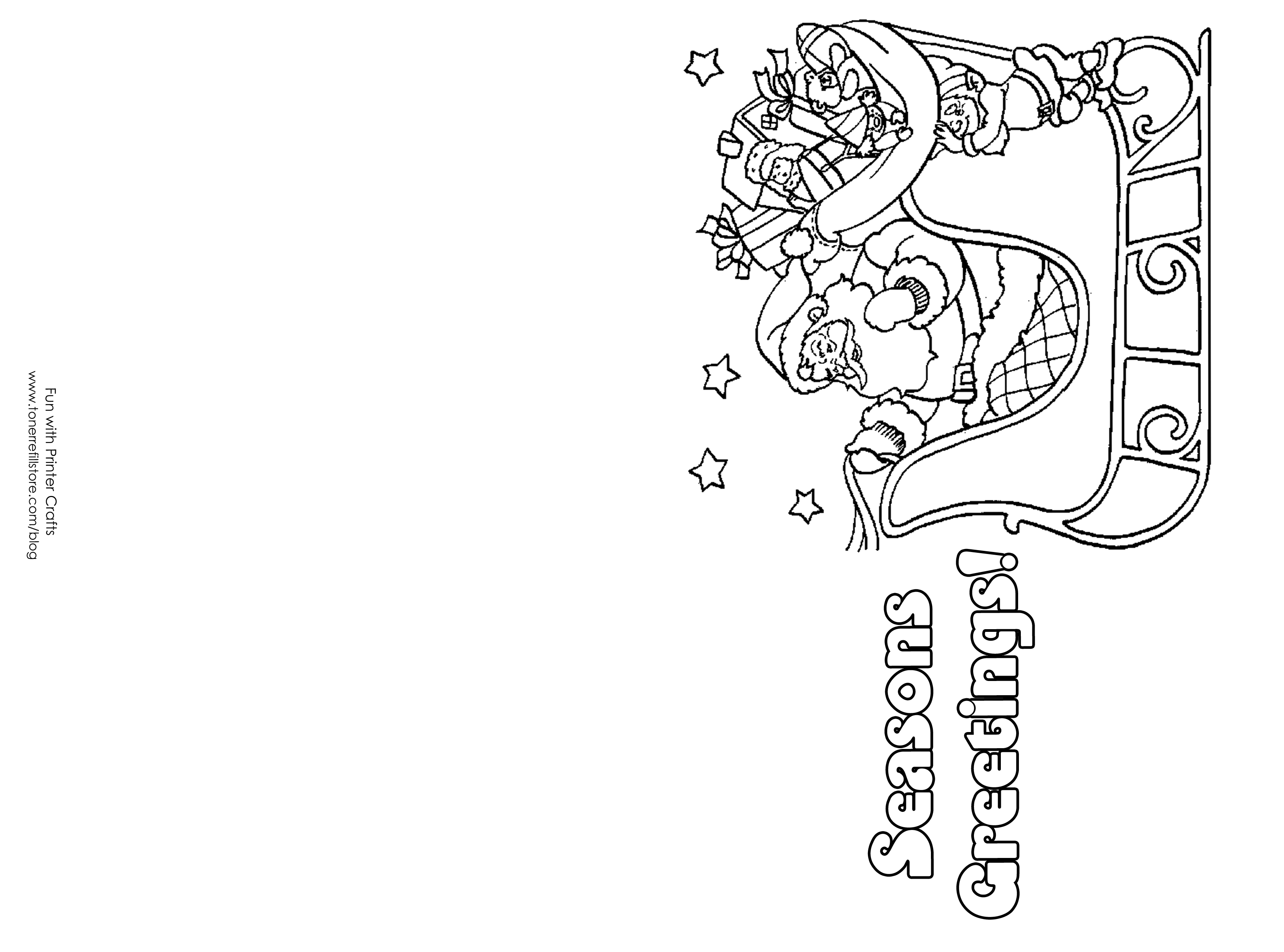 christmas card coloring pages how to make printable christmas cards for kids to color pages coloring card christmas 