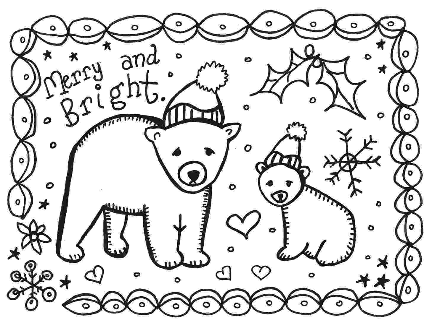 christmas card coloring pages print and color this card to give marcia beckett card pages christmas coloring 