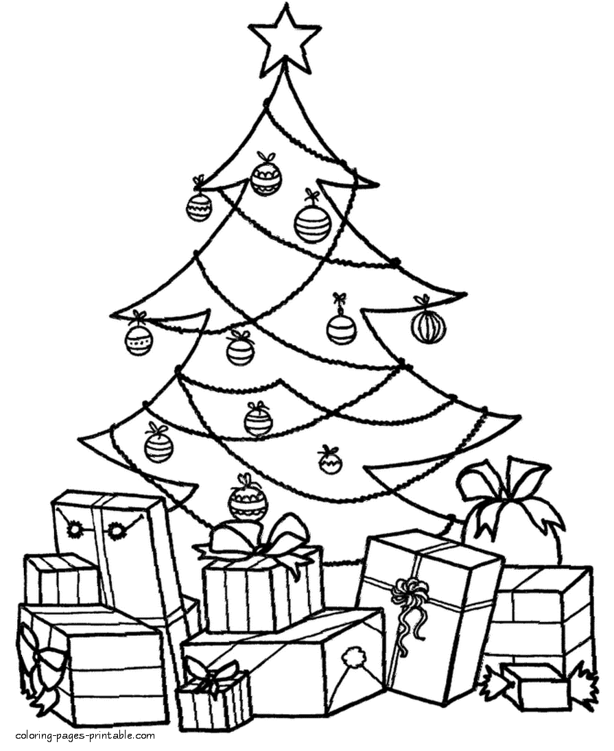 christmas presents coloring pages coloring pages christmas presents christmas pages presents coloring 