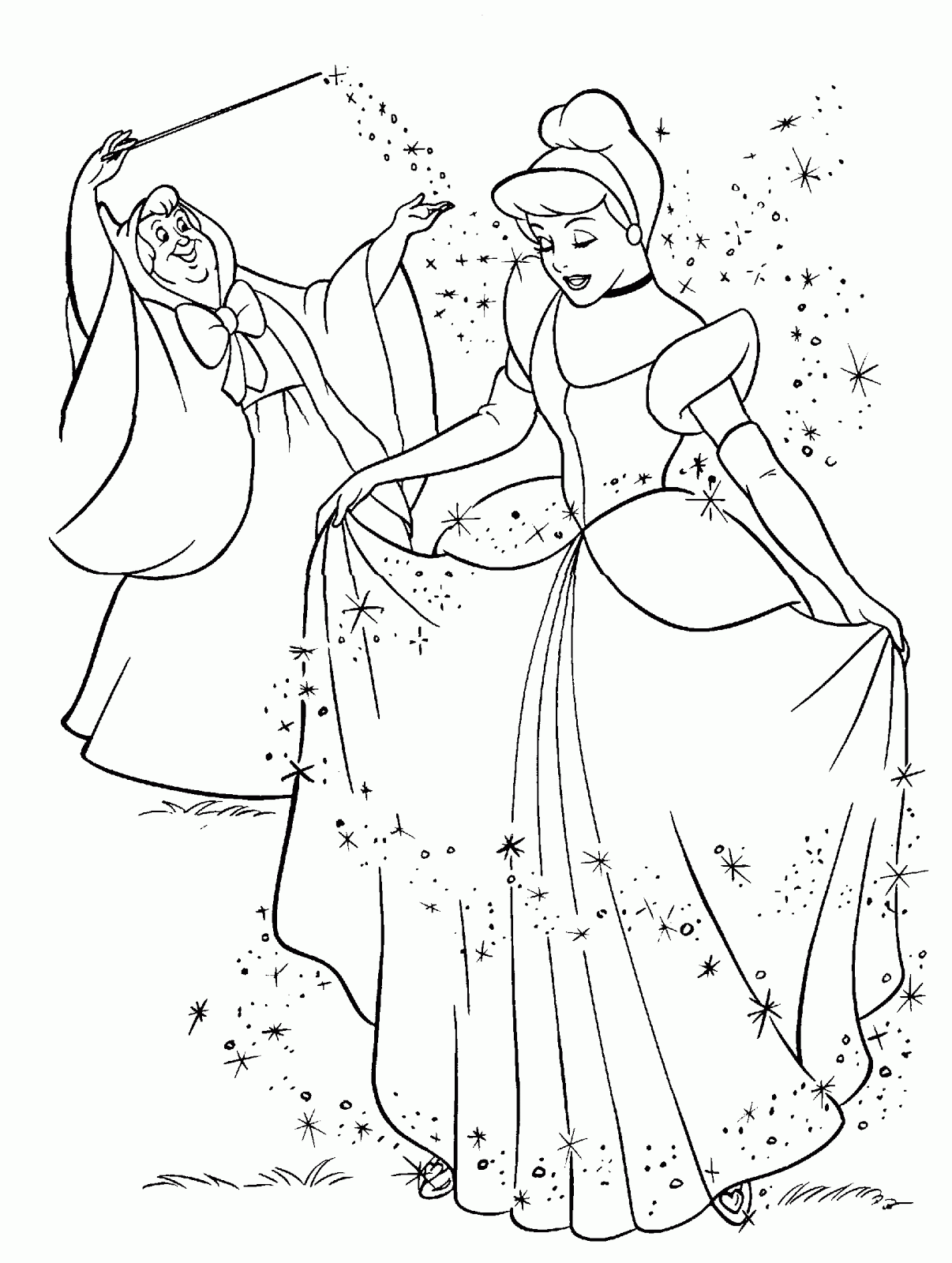 cinderella coloring pages free disney coloring pictures for kids december 2015 pages free cinderella coloring 