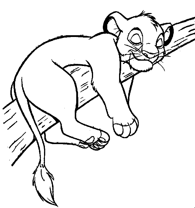 color lion free printable simba coloring pages for kids color lion 