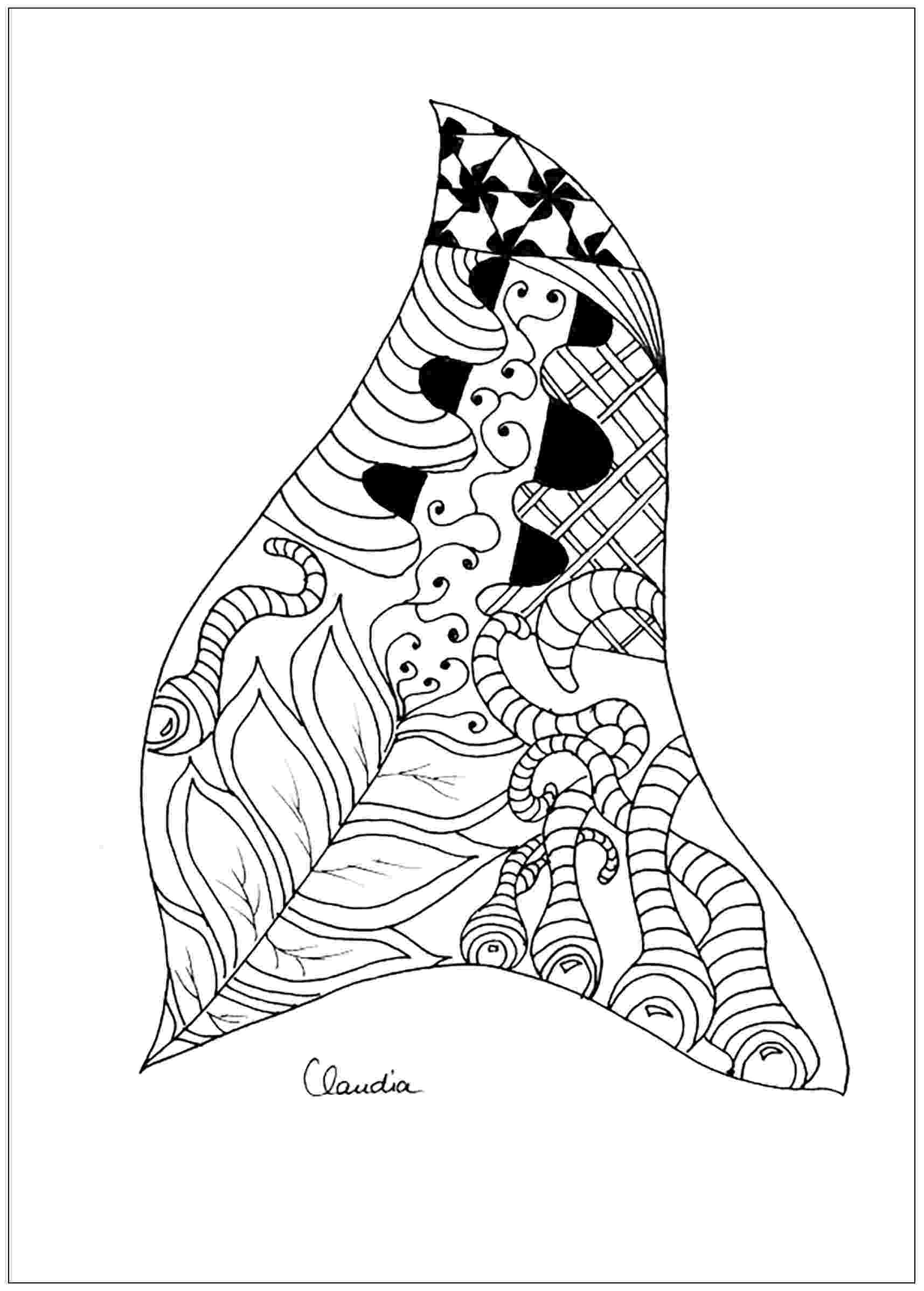 color zentangle pig coloring sheet animal coloring pdf zentangle colouring color zentangle 