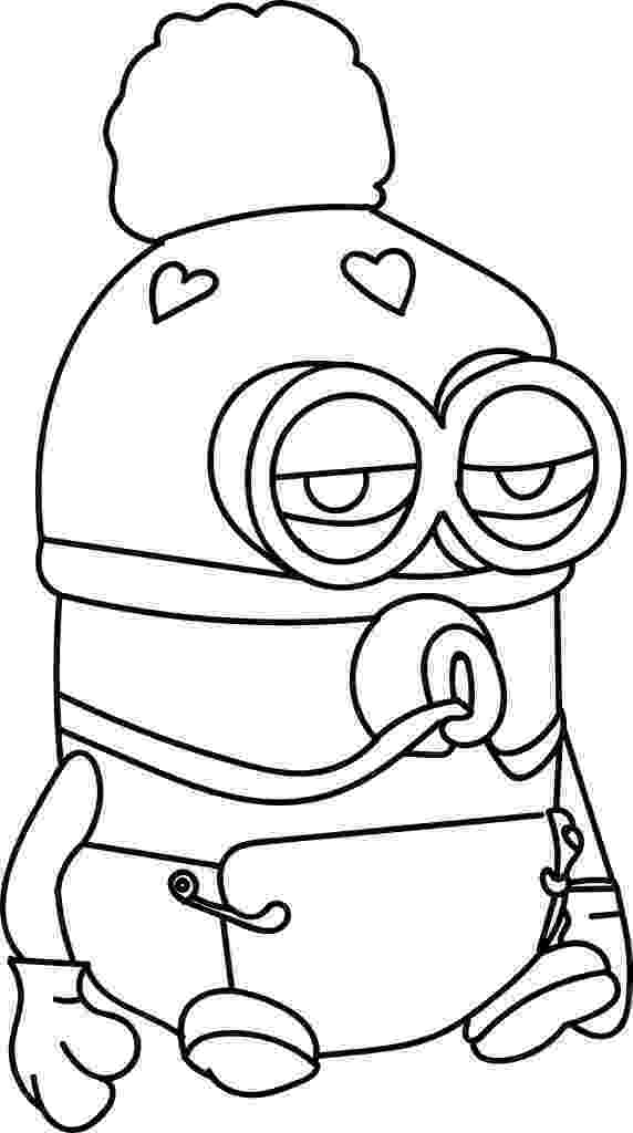 coloring book pages minions baby minion coloring page wecoloringpagecom book coloring minions pages 