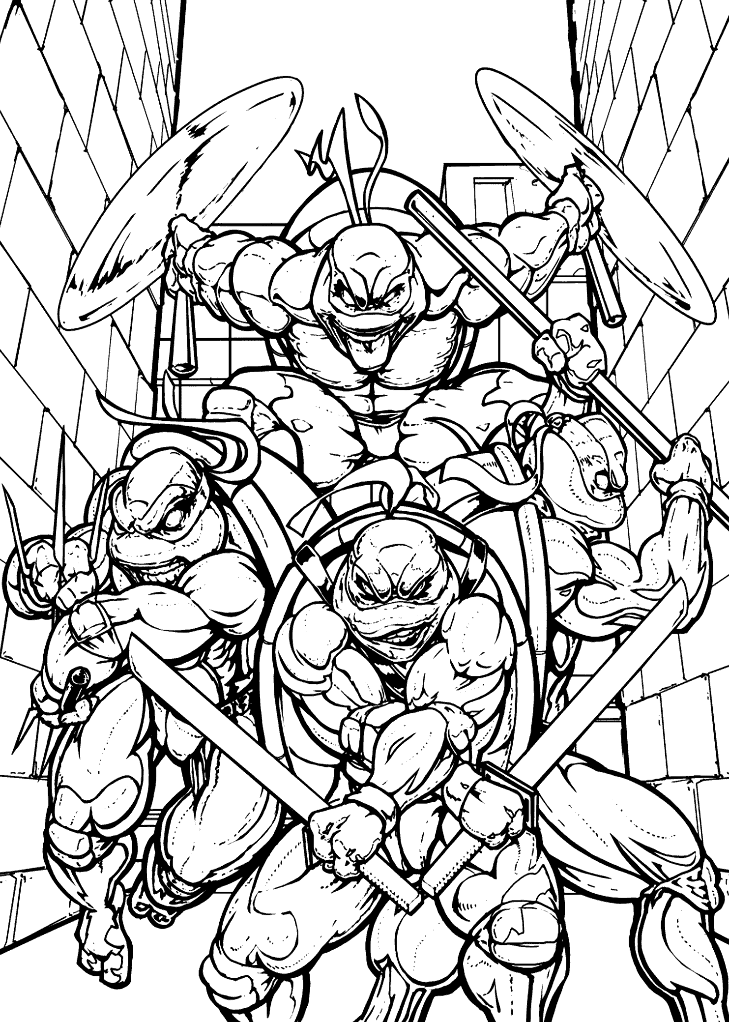 coloring book pages teenage mutant ninja turtles new tmnt coloring pages getcoloringpagescom ninja teenage pages mutant coloring turtles book 