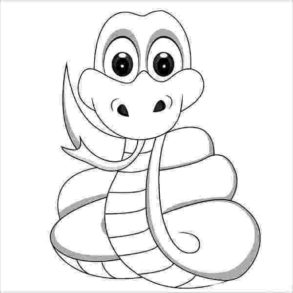 coloring book snake realistic snake drawing at getdrawingscom free for coloring book snake 
