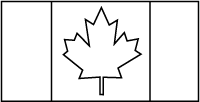 coloring canada flag flag of canada coloring page free printable coloring pages canada coloring flag 