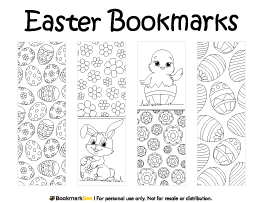 coloring easter bookmarks easter bookmarksprint and colordigital bookmarkschristian bookmarks easter coloring 