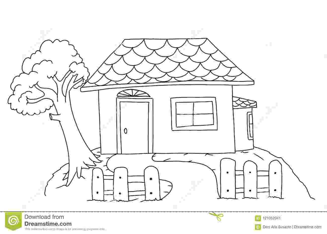 coloring house free printable house coloring pages for kids house coloring 1 2