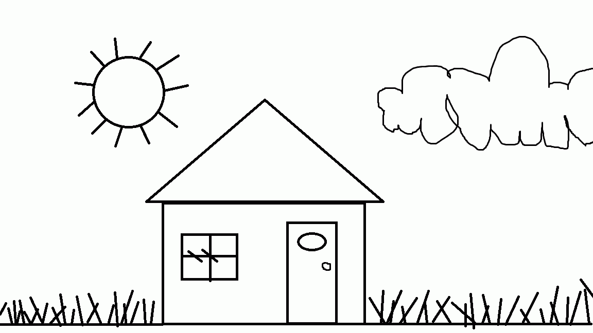 coloring house house coloring pages to download and print for free house coloring 